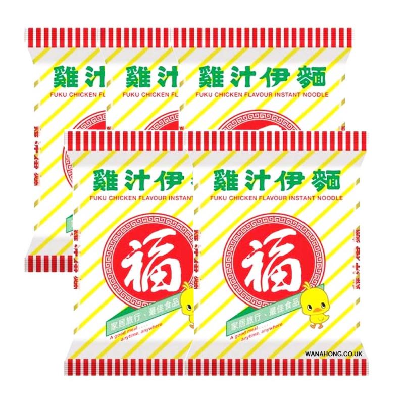 福字 雞汁伊麵 (5包裝)